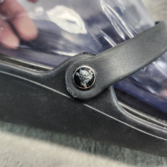 Crocs Shoes Womens Size 10 Black Synthetic Slip On Sandals - Picture 5 of 10